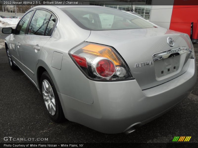 Brilliant Silver / Charcoal 2012 Nissan Altima 2.5 S