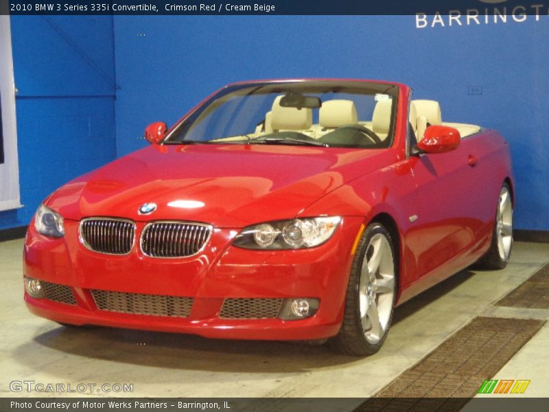 Crimson Red / Cream Beige 2010 BMW 3 Series 335i Convertible