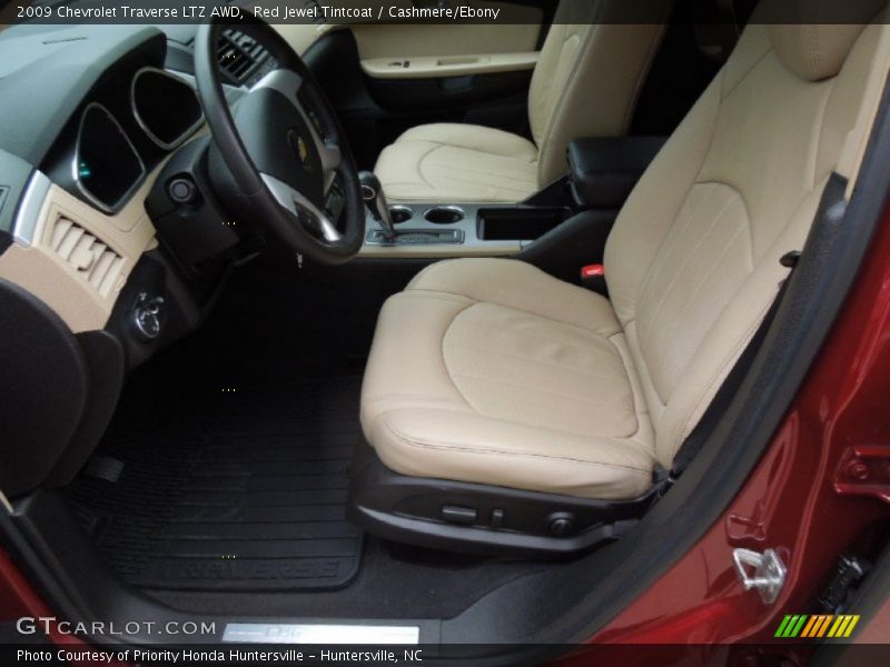Red Jewel Tintcoat / Cashmere/Ebony 2009 Chevrolet Traverse LTZ AWD