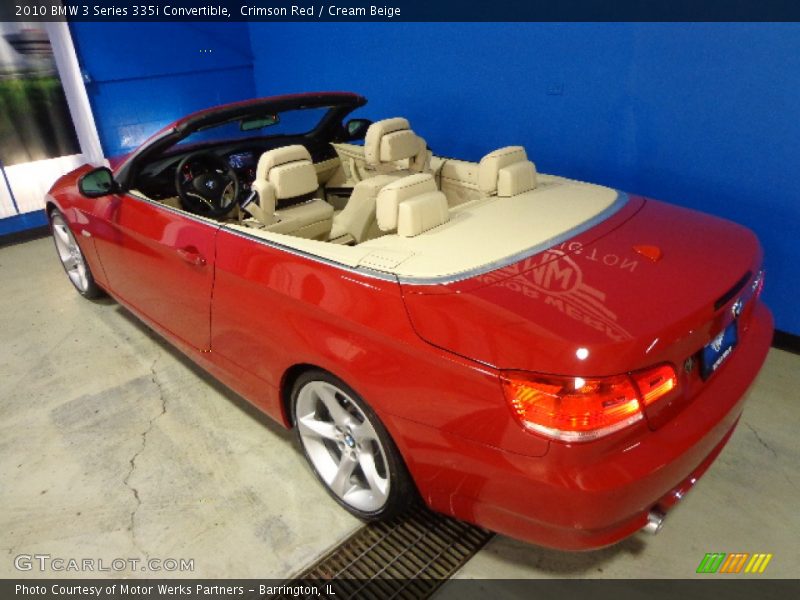 Crimson Red / Cream Beige 2010 BMW 3 Series 335i Convertible