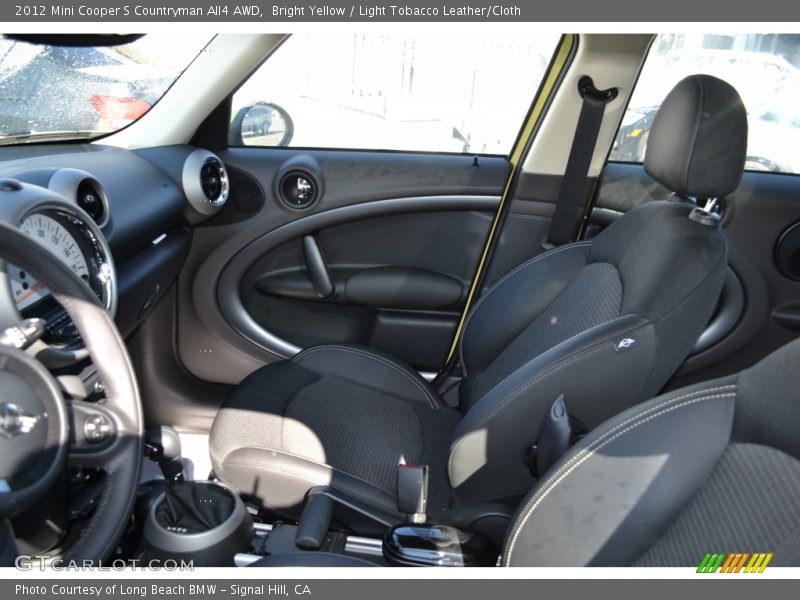 Bright Yellow / Light Tobacco Leather/Cloth 2012 Mini Cooper S Countryman All4 AWD