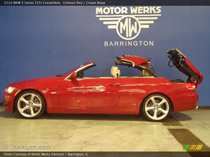 Crimson Red / Cream Beige 2010 BMW 3 Series 335i Convertible