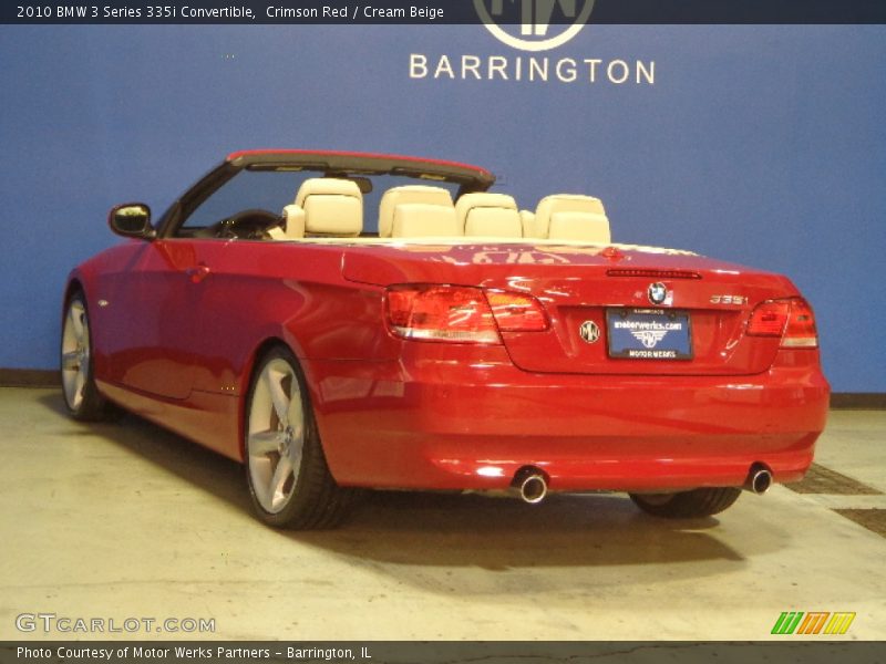 Crimson Red / Cream Beige 2010 BMW 3 Series 335i Convertible