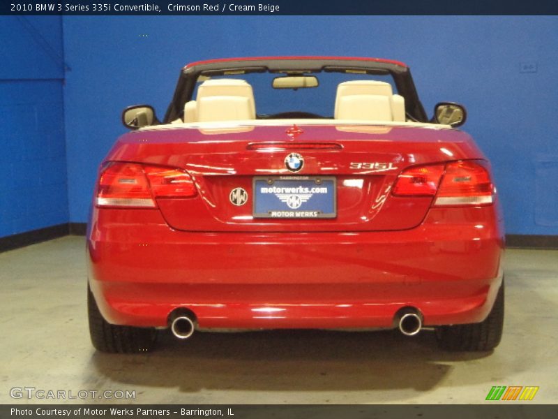 Crimson Red / Cream Beige 2010 BMW 3 Series 335i Convertible