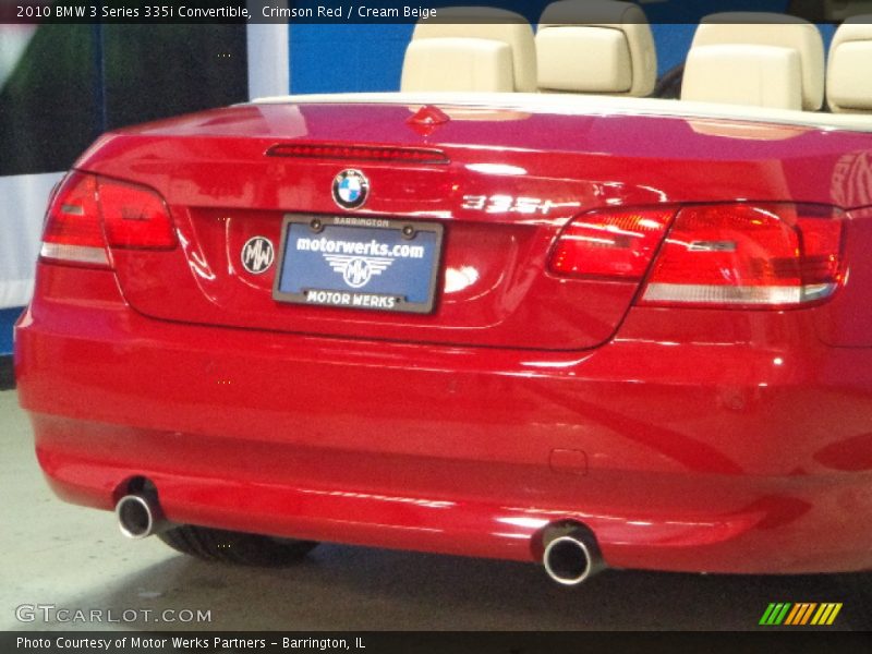 Crimson Red / Cream Beige 2010 BMW 3 Series 335i Convertible