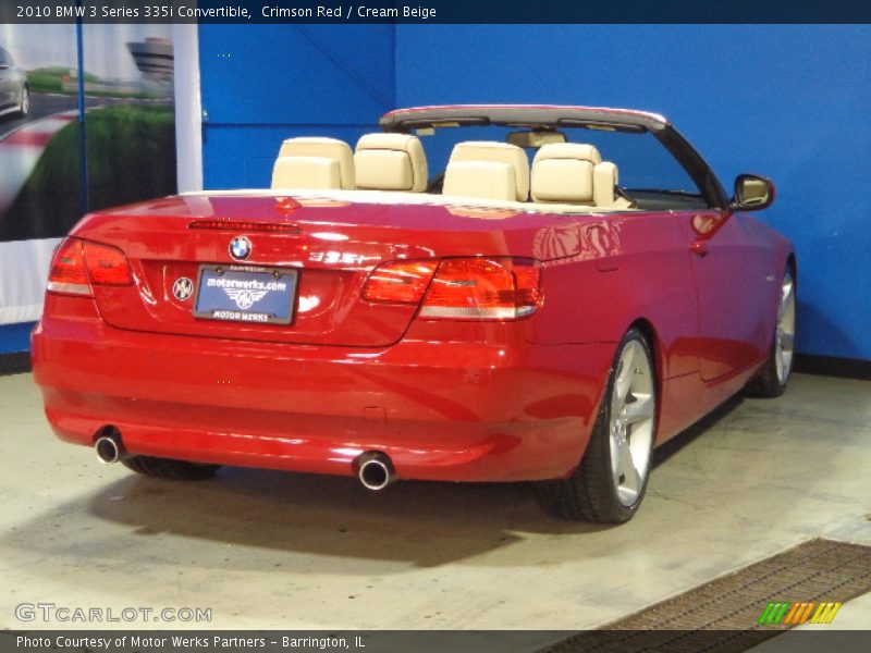 Crimson Red / Cream Beige 2010 BMW 3 Series 335i Convertible