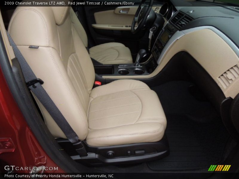 Red Jewel Tintcoat / Cashmere/Ebony 2009 Chevrolet Traverse LTZ AWD