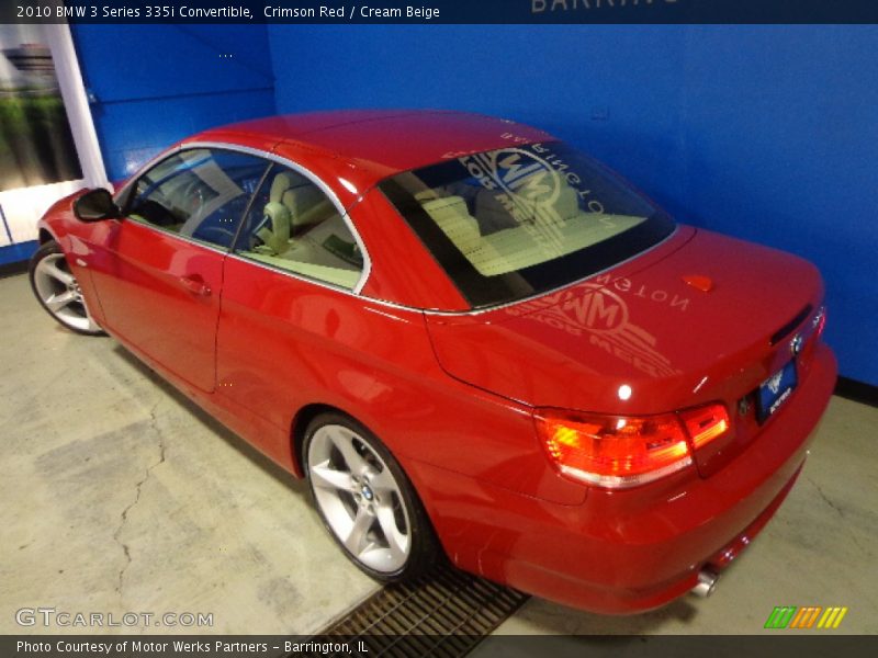 Crimson Red / Cream Beige 2010 BMW 3 Series 335i Convertible