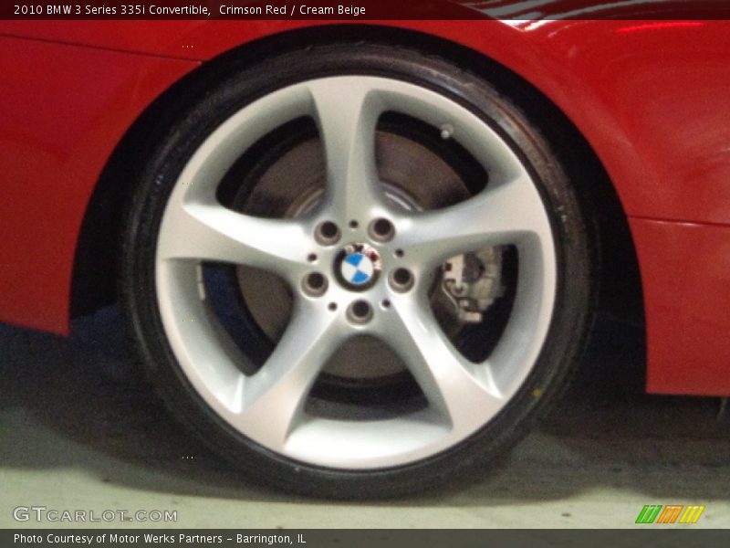 Crimson Red / Cream Beige 2010 BMW 3 Series 335i Convertible