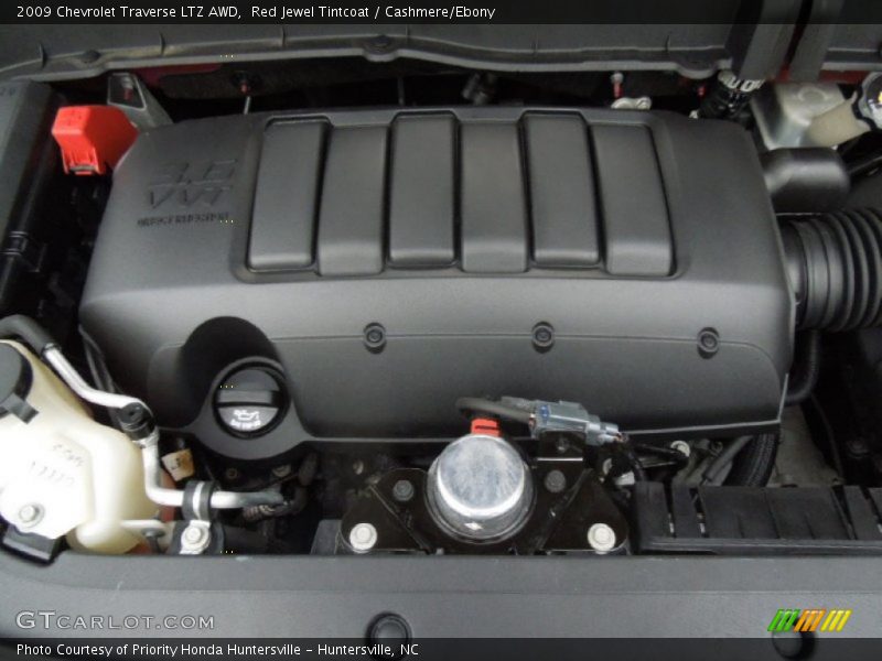 Red Jewel Tintcoat / Cashmere/Ebony 2009 Chevrolet Traverse LTZ AWD