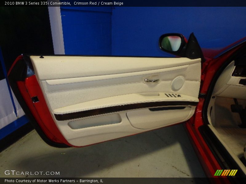 Crimson Red / Cream Beige 2010 BMW 3 Series 335i Convertible