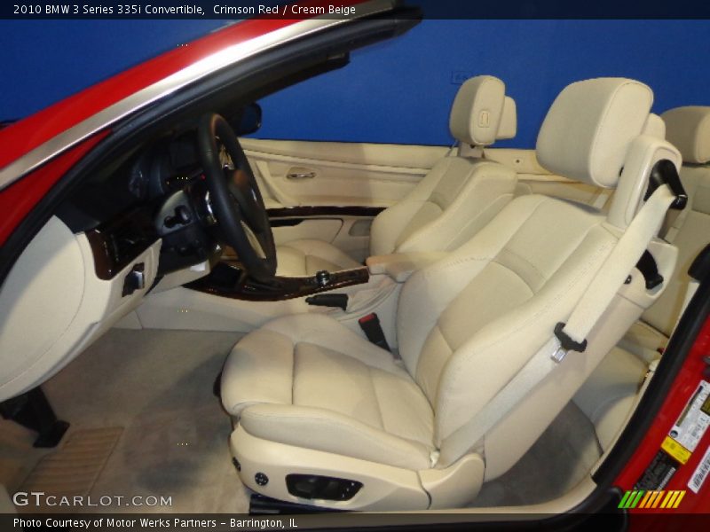 Crimson Red / Cream Beige 2010 BMW 3 Series 335i Convertible