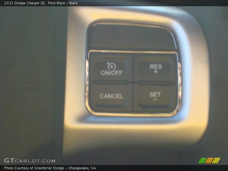 Pitch Black / Black 2013 Dodge Charger SE