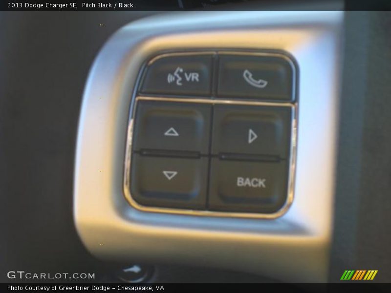 Pitch Black / Black 2013 Dodge Charger SE