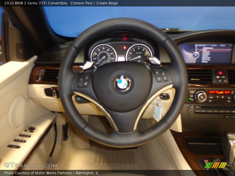 Crimson Red / Cream Beige 2010 BMW 3 Series 335i Convertible