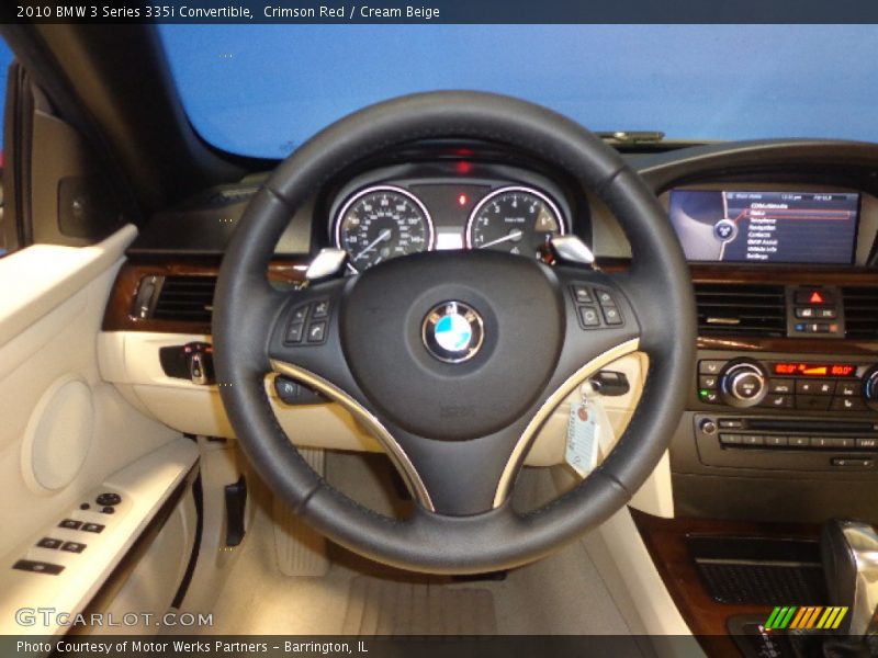 Crimson Red / Cream Beige 2010 BMW 3 Series 335i Convertible