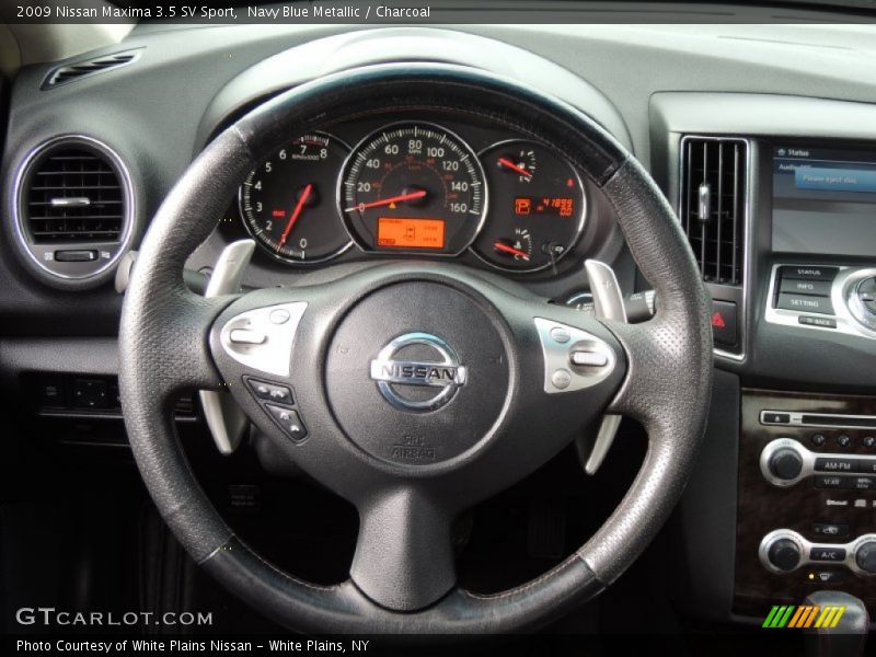 Navy Blue Metallic / Charcoal 2009 Nissan Maxima 3.5 SV Sport