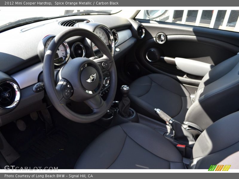 Spice Orange Metallic / Carbon Black 2012 Mini Cooper Hardtop