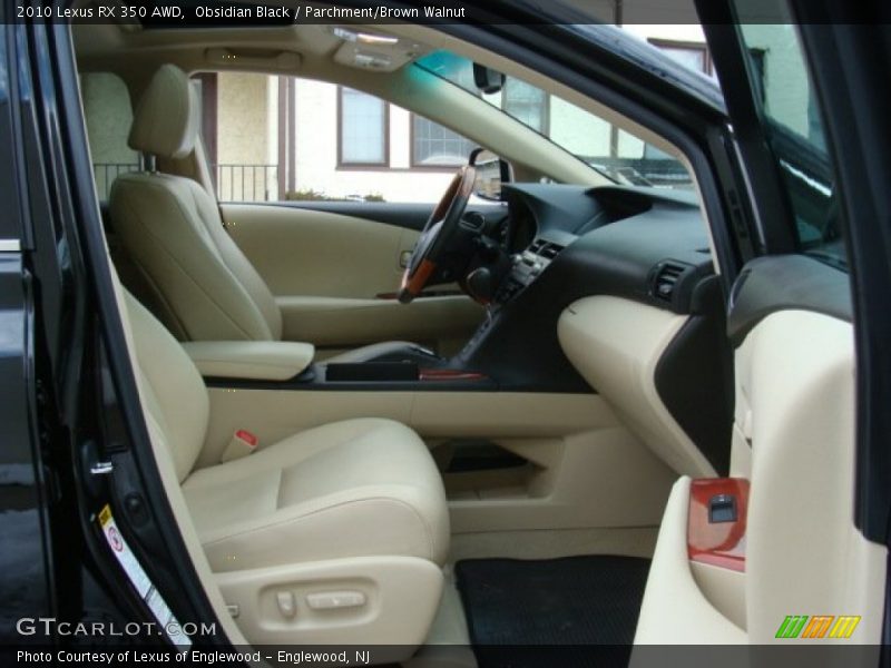 Obsidian Black / Parchment/Brown Walnut 2010 Lexus RX 350 AWD