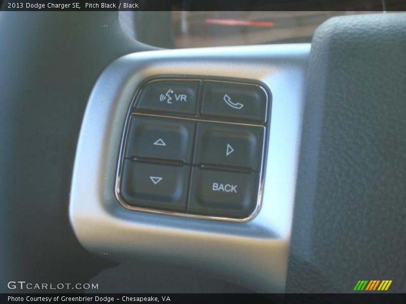 Pitch Black / Black 2013 Dodge Charger SE