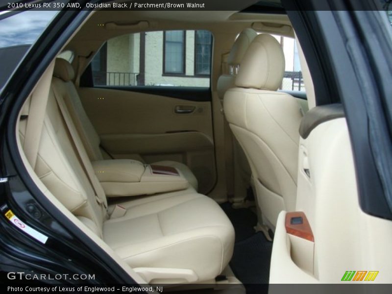 Obsidian Black / Parchment/Brown Walnut 2010 Lexus RX 350 AWD