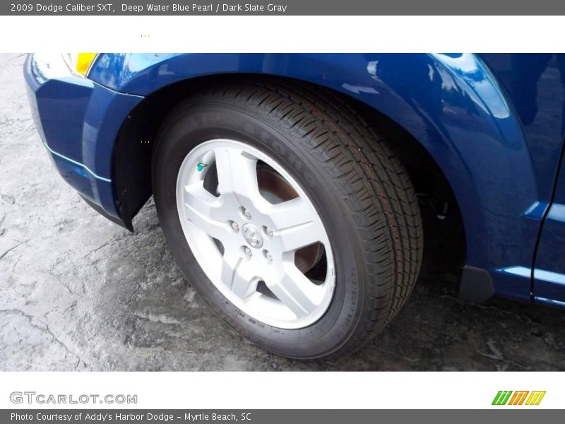 Deep Water Blue Pearl / Dark Slate Gray 2009 Dodge Caliber SXT