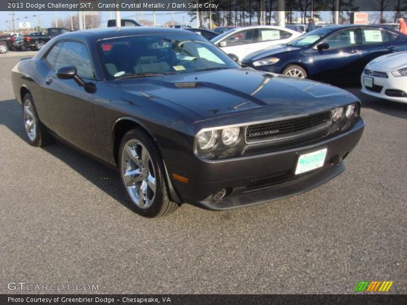 Granite Crystal Metallic / Dark Slate Gray 2013 Dodge Challenger SXT