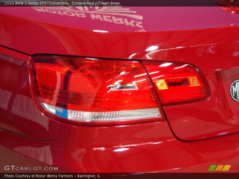 Crimson Red / Cream Beige 2010 BMW 3 Series 335i Convertible