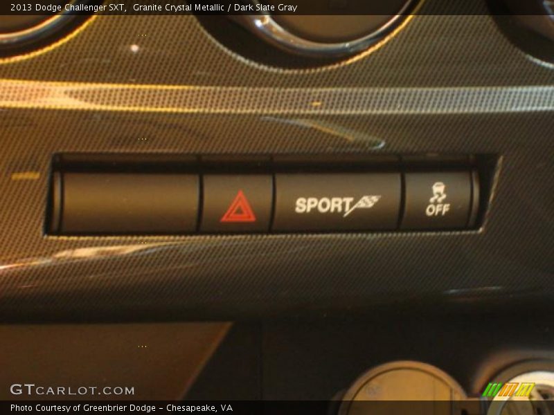 Granite Crystal Metallic / Dark Slate Gray 2013 Dodge Challenger SXT