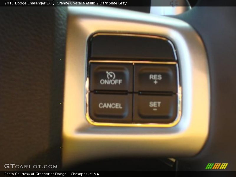 Granite Crystal Metallic / Dark Slate Gray 2013 Dodge Challenger SXT