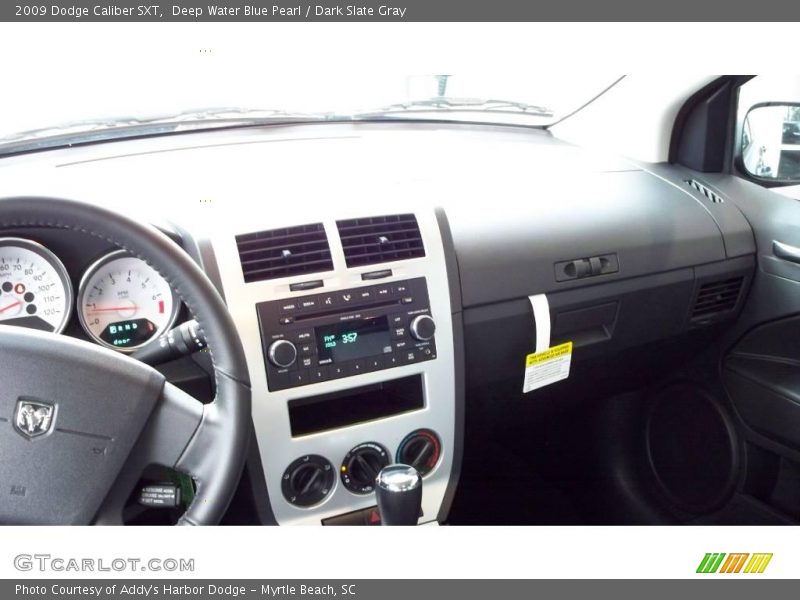 Deep Water Blue Pearl / Dark Slate Gray 2009 Dodge Caliber SXT