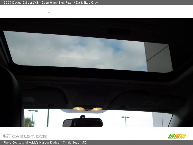 Deep Water Blue Pearl / Dark Slate Gray 2009 Dodge Caliber SXT