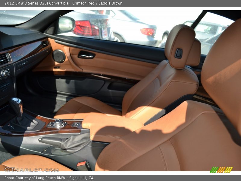 Crimson Red / Saddle Brown 2012 BMW 3 Series 335i Convertible