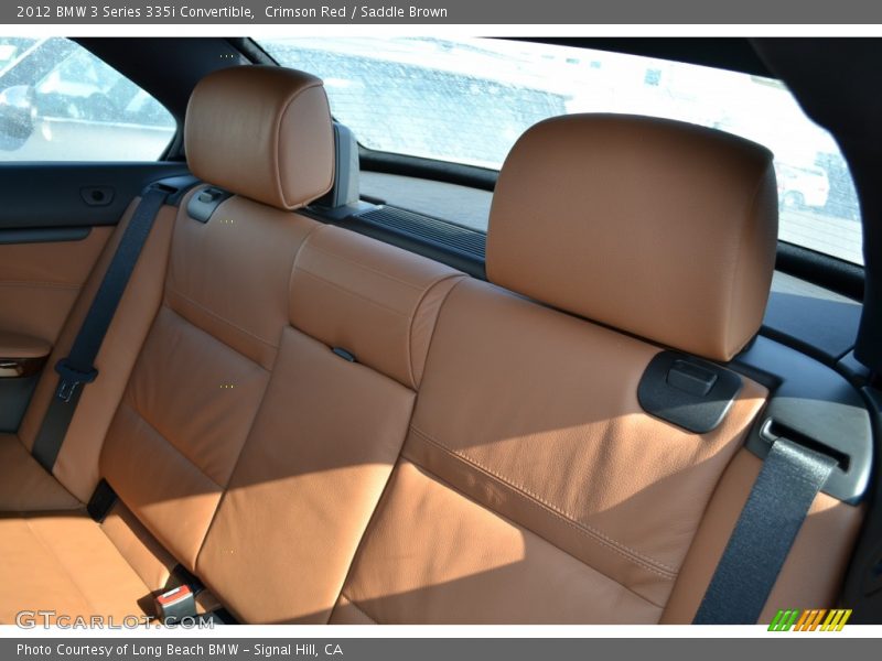 Crimson Red / Saddle Brown 2012 BMW 3 Series 335i Convertible