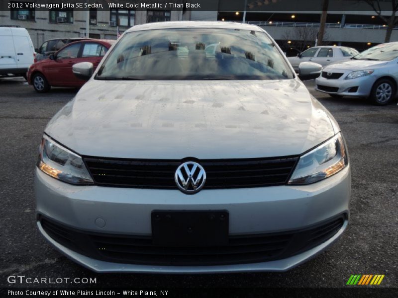 White Gold Metallic / Titan Black 2012 Volkswagen Jetta SE Sedan