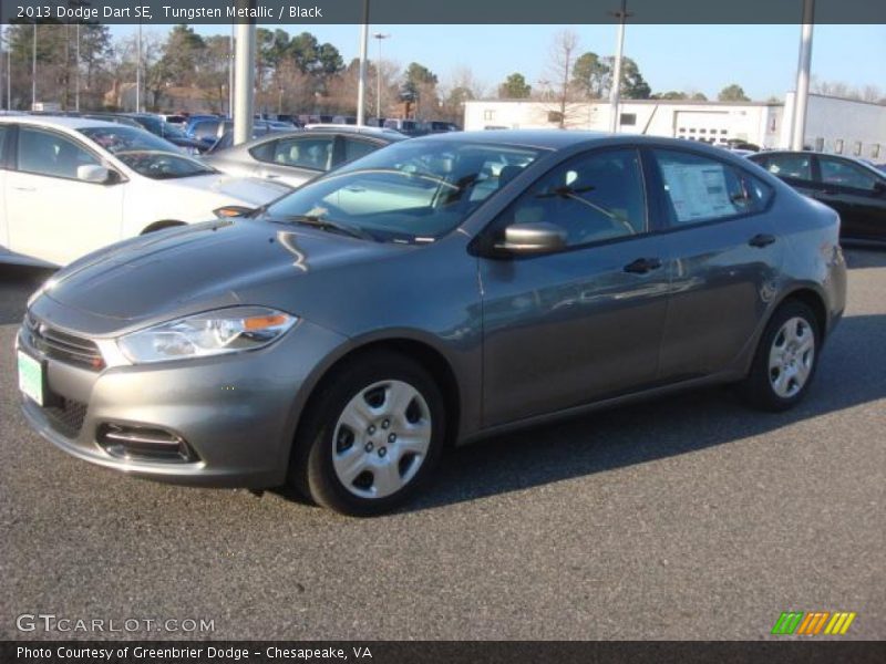 Tungsten Metallic / Black 2013 Dodge Dart SE