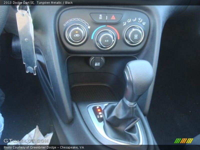Tungsten Metallic / Black 2013 Dodge Dart SE