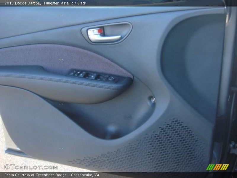Tungsten Metallic / Black 2013 Dodge Dart SE