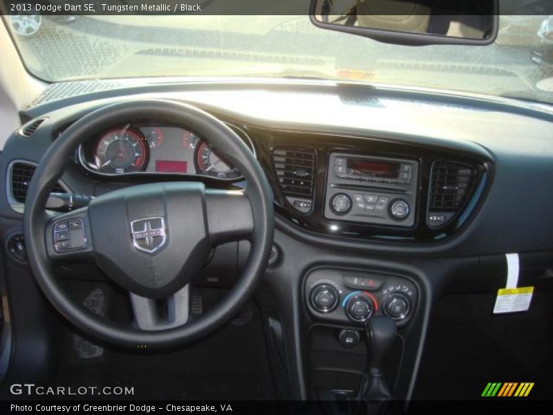 Tungsten Metallic / Black 2013 Dodge Dart SE