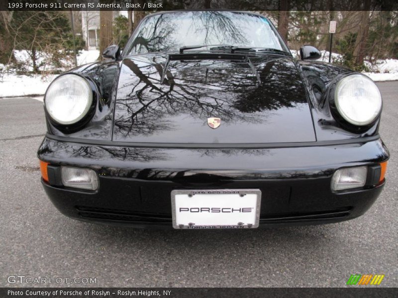 Black / Black 1993 Porsche 911 Carrera RS America
