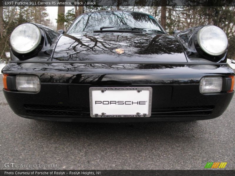 Black / Black 1993 Porsche 911 Carrera RS America