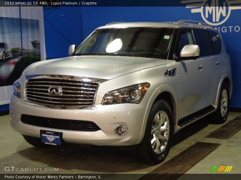 Liquid Platinum / Graphite 2012 Infiniti QX 56 4WD