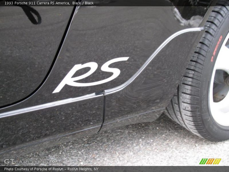 Black / Black 1993 Porsche 911 Carrera RS America