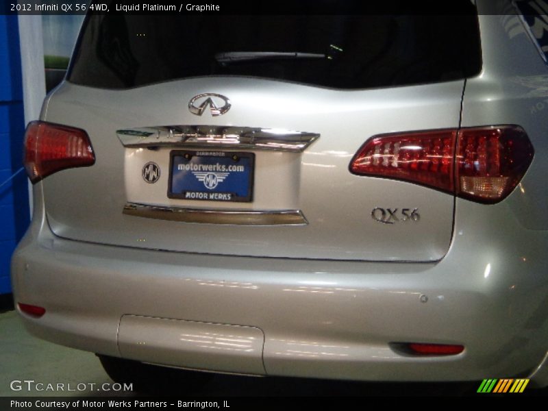 Liquid Platinum / Graphite 2012 Infiniti QX 56 4WD