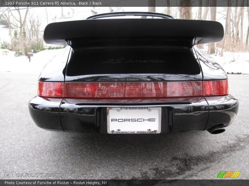 Black / Black 1993 Porsche 911 Carrera RS America
