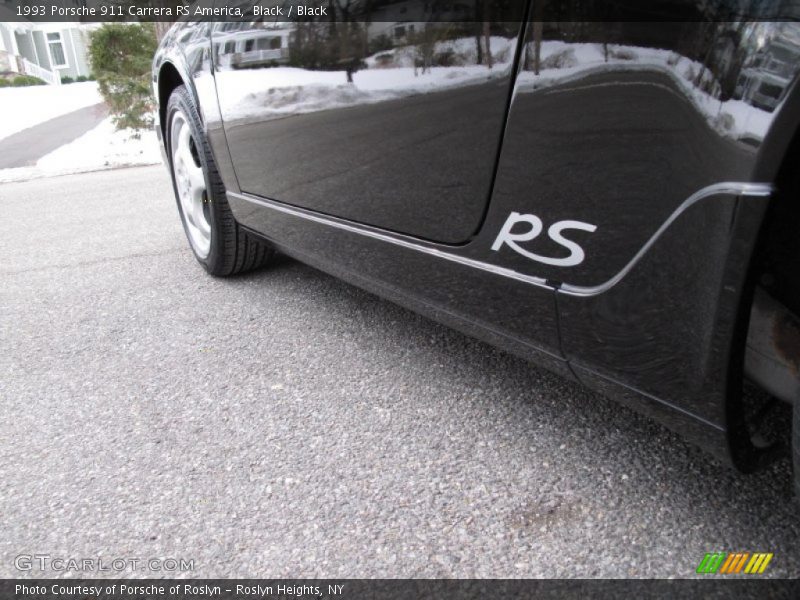 Black / Black 1993 Porsche 911 Carrera RS America