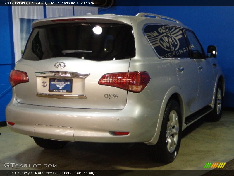 Liquid Platinum / Graphite 2012 Infiniti QX 56 4WD