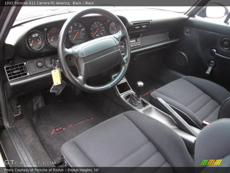  1993 911 Carrera RS America Black Interior