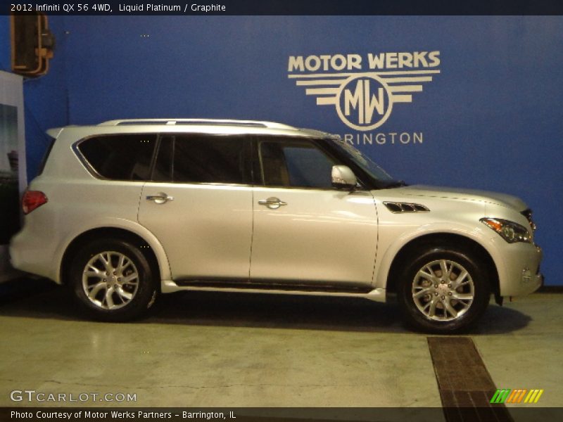 Liquid Platinum / Graphite 2012 Infiniti QX 56 4WD