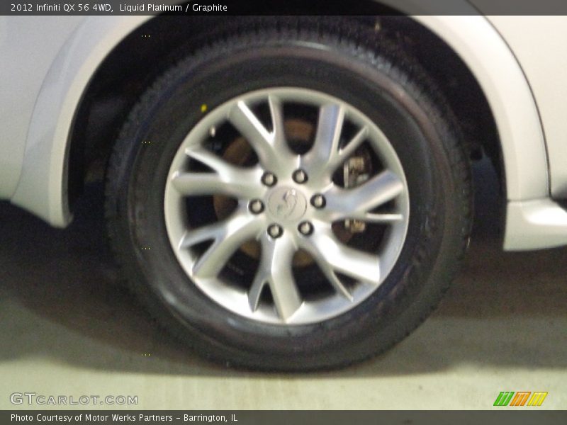 Liquid Platinum / Graphite 2012 Infiniti QX 56 4WD